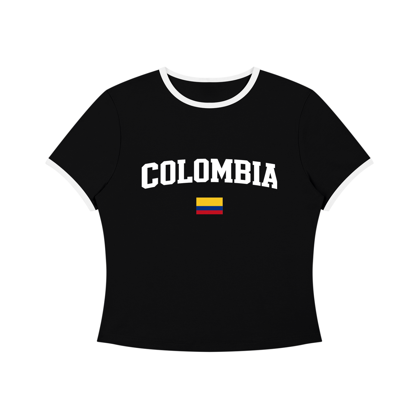 SAV Women’s Color Block Crop T-Shirt COL