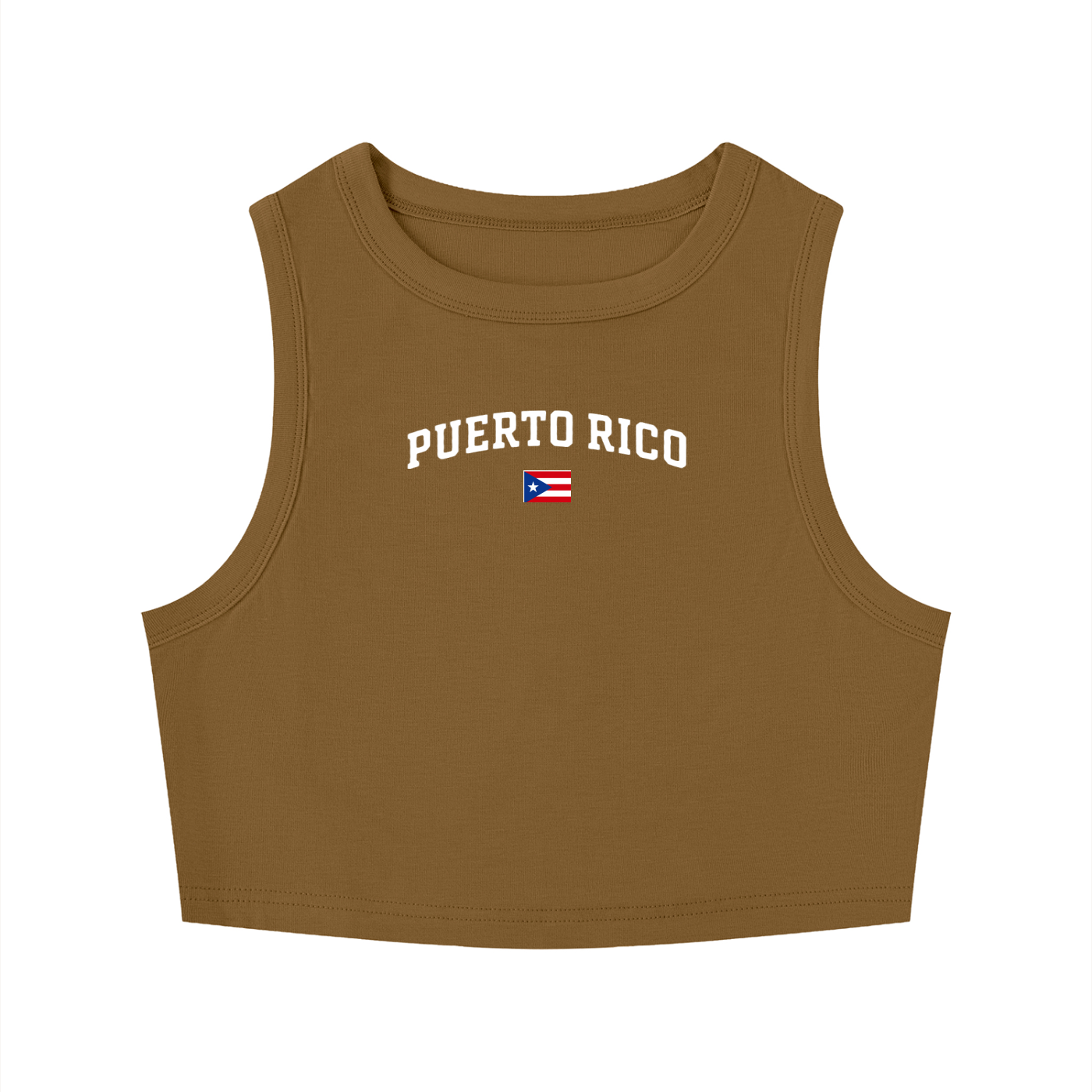 SAV Women's Tight Crewneck Crop Tank Top PR