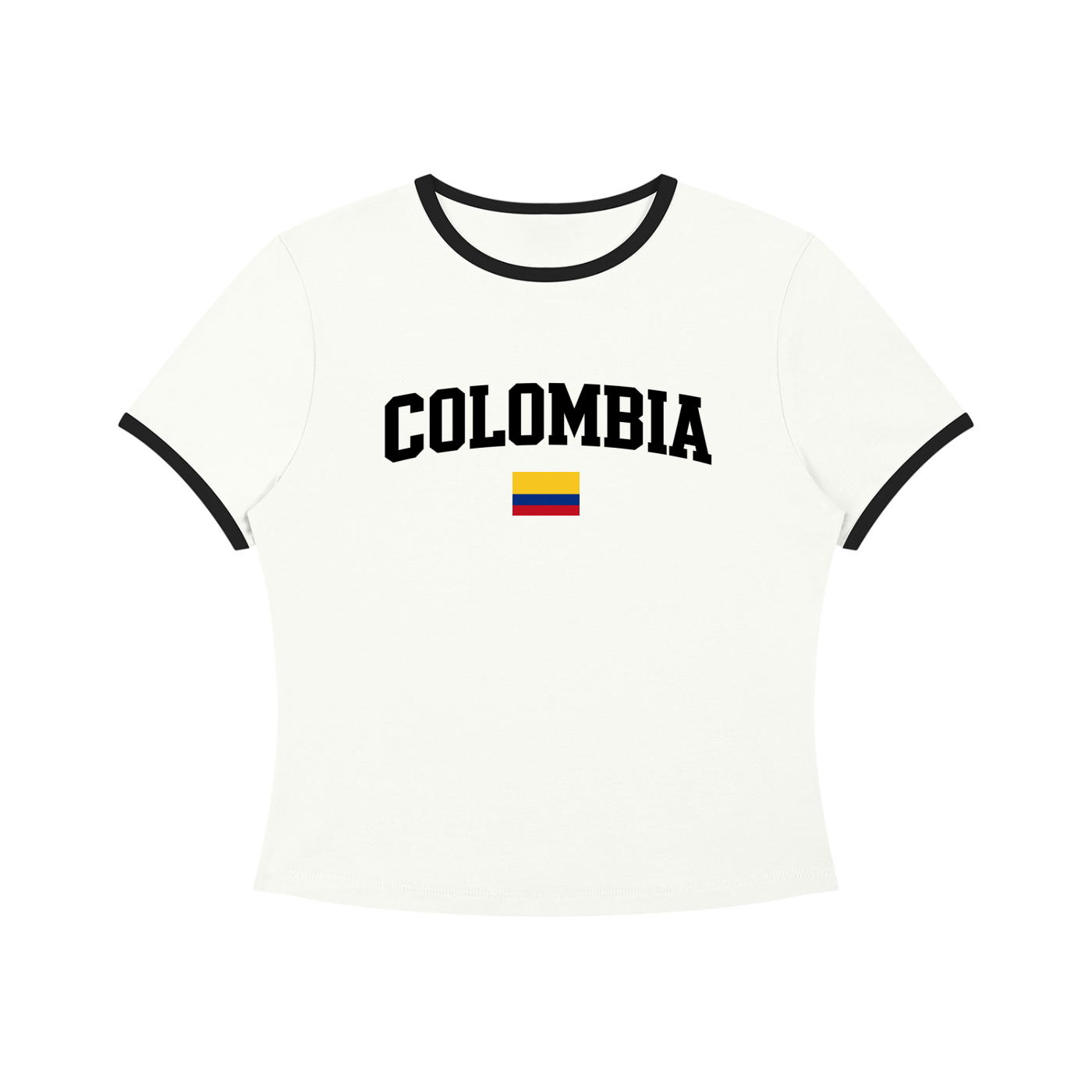SAV Women’s Color Block Crop T-Shirt COL