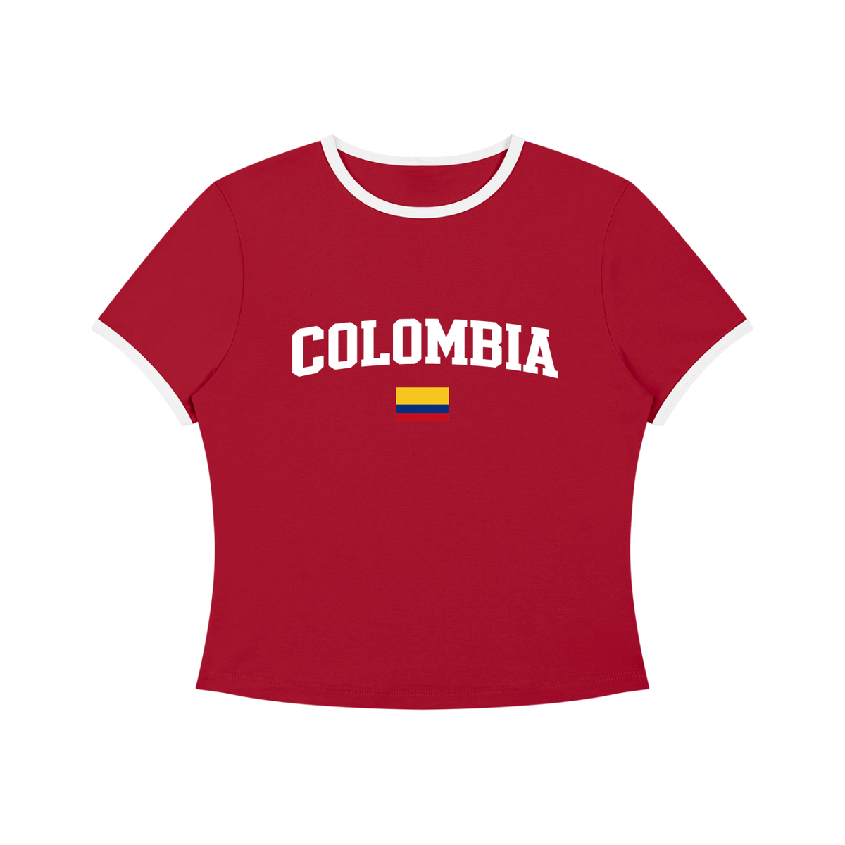 Camiseta corta color block SAV para mujer COL