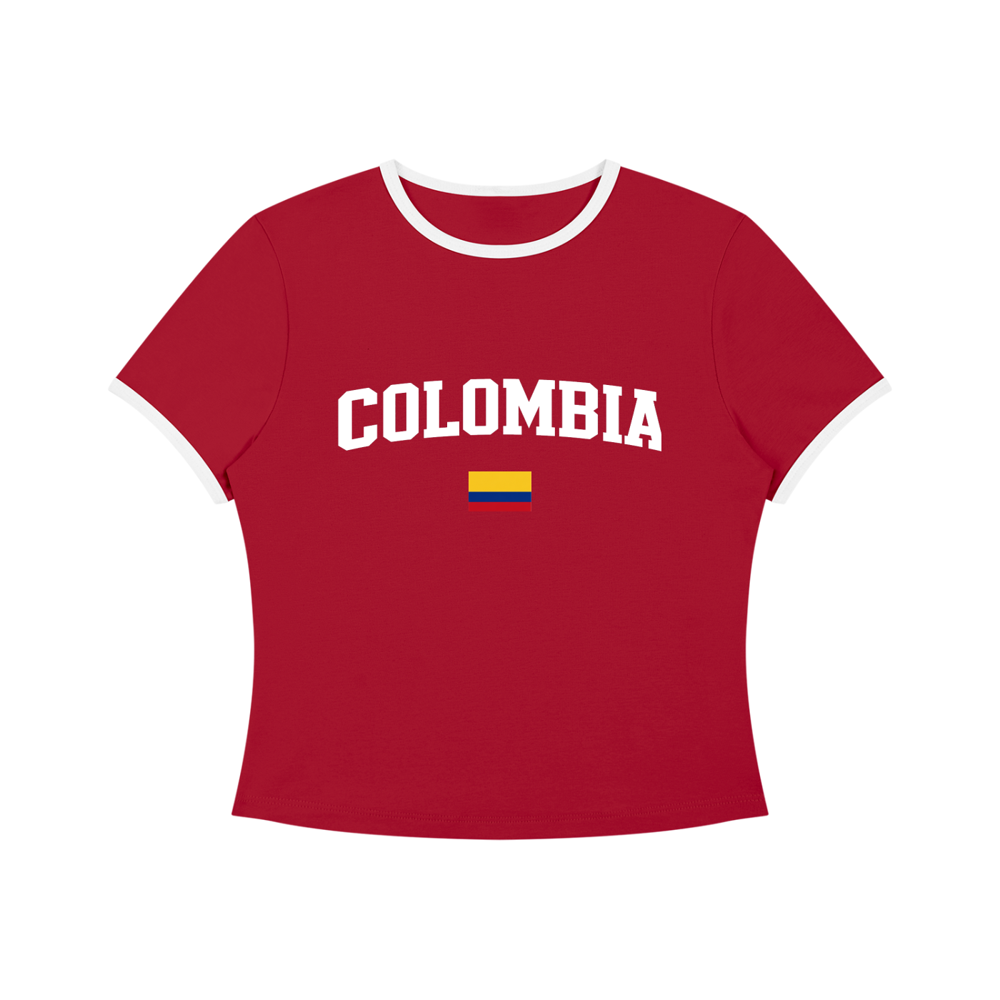 SAV Women’s Color Block Crop T-Shirt COL