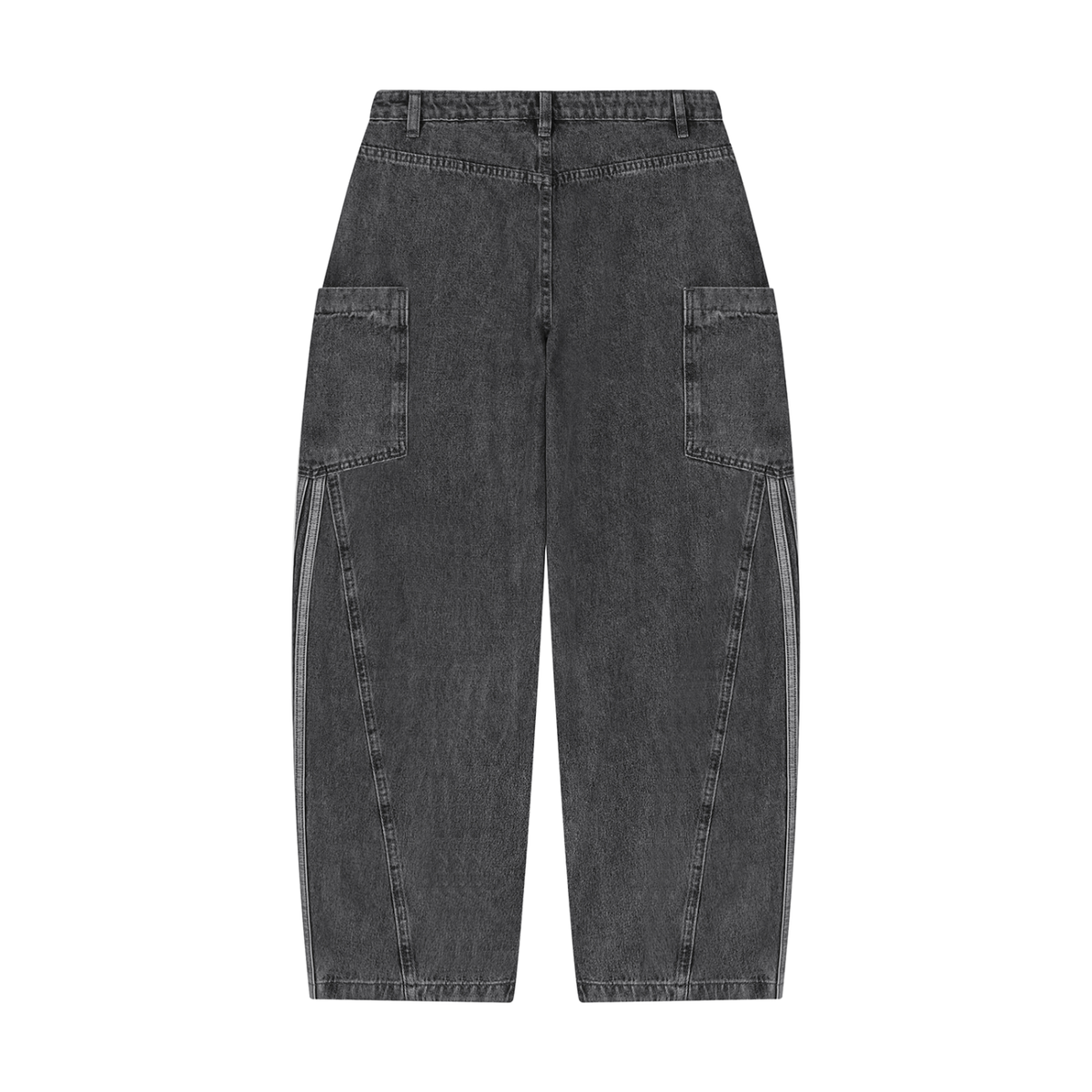 SAV Women's Vintage Wash Barrel Leg Jeans