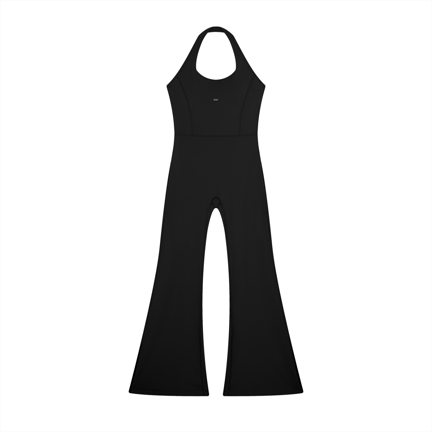 Mono acampanado con cuello halter para mujer SAV