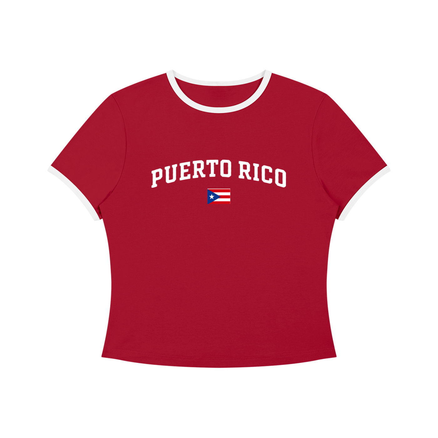SAV Women’s Color Block Crop T-Shirt PR