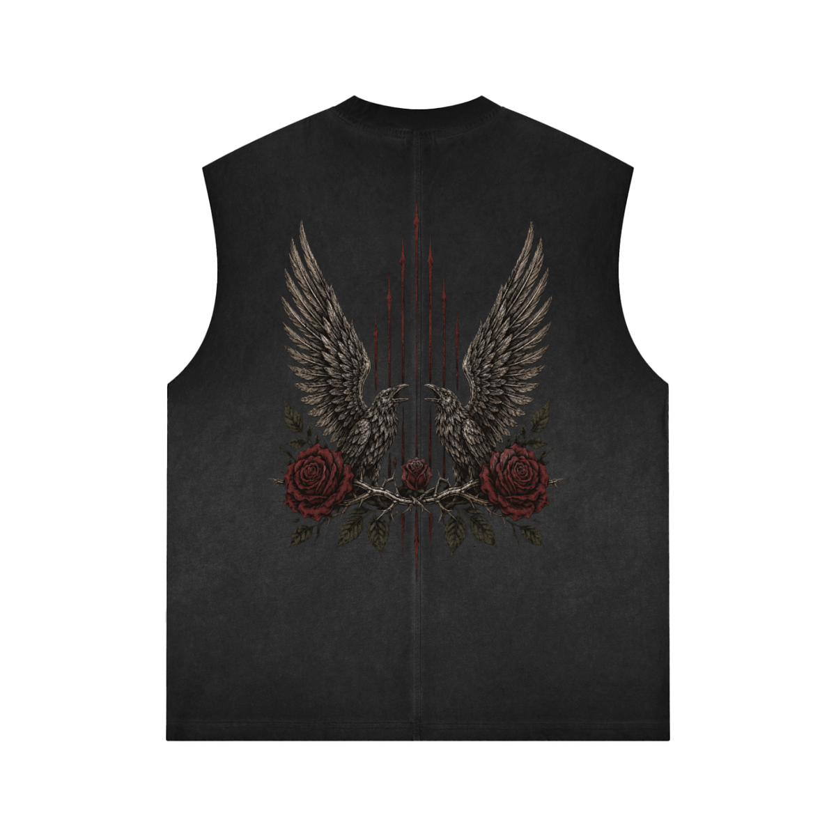 Camiseta sin mangas con lavado inverso SAV
