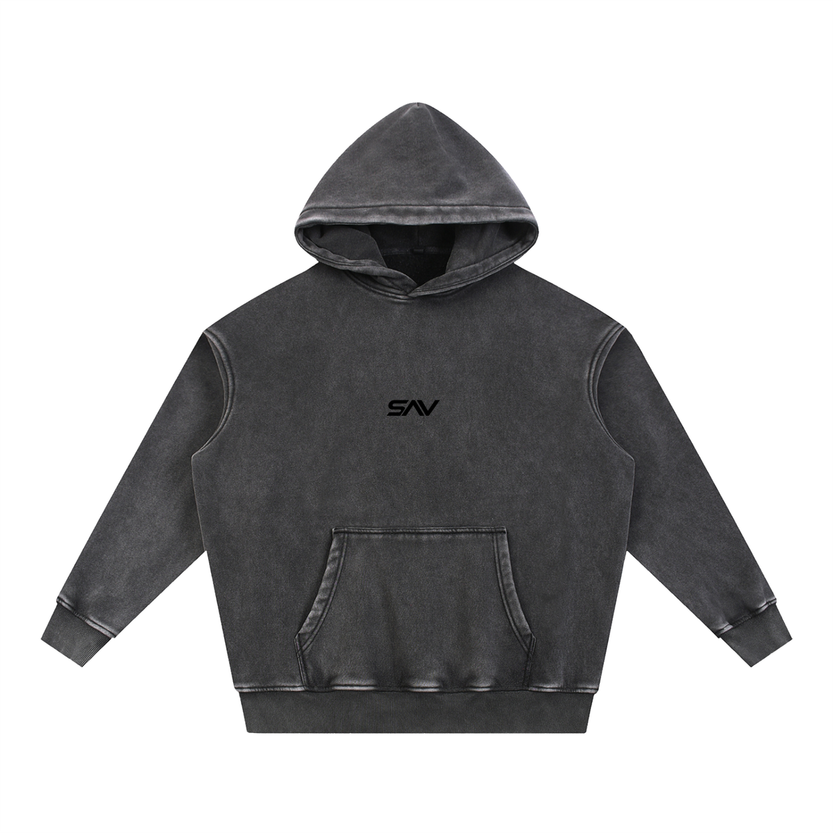 SAV Snow Wash F. Oversize Hoodie