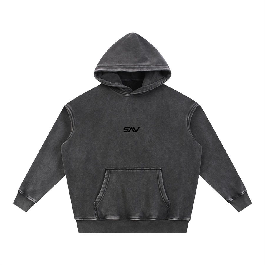 SAV Snow Wash F. Oversize Hoodie