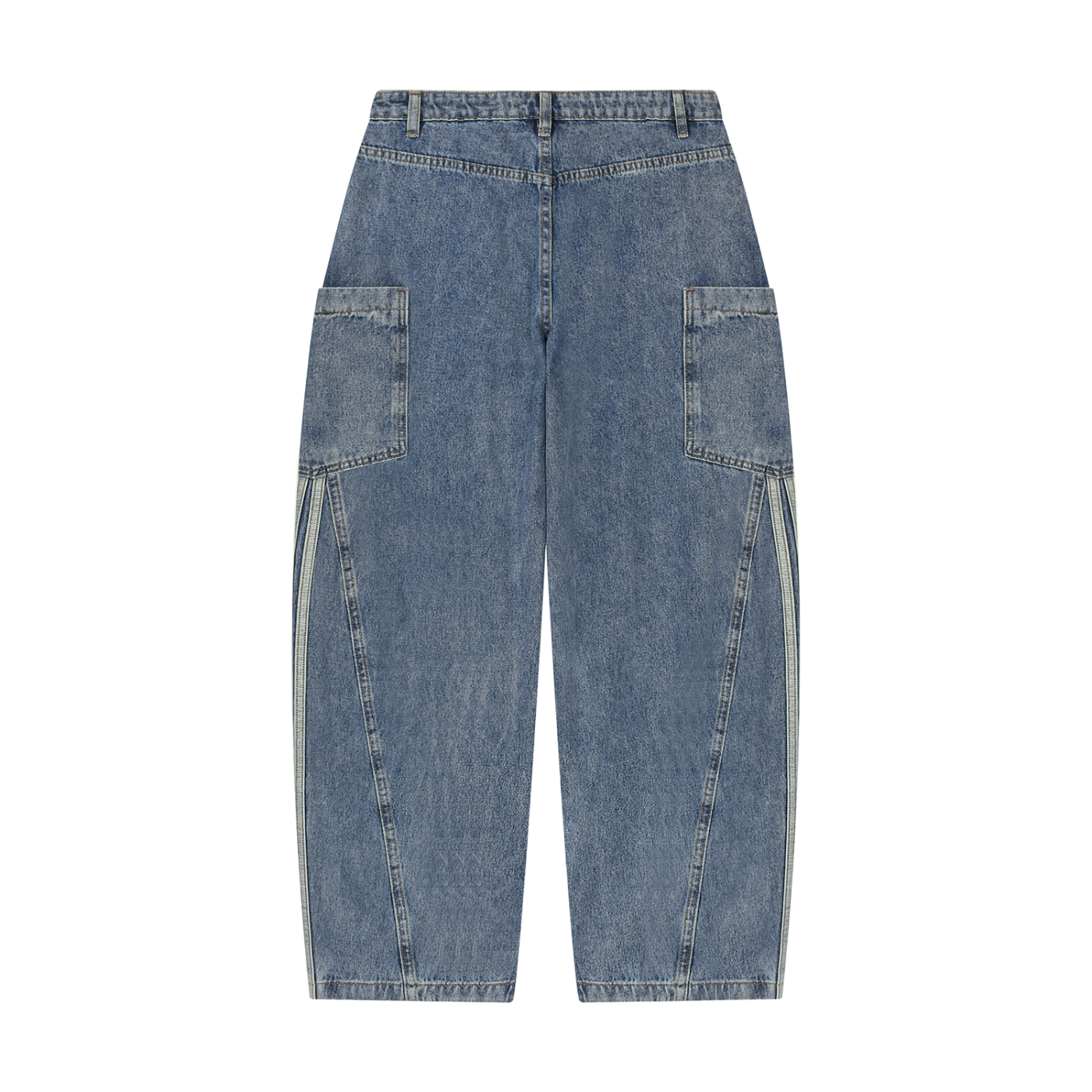 SAV Women's Vintage Wash Barrel Leg Jeans