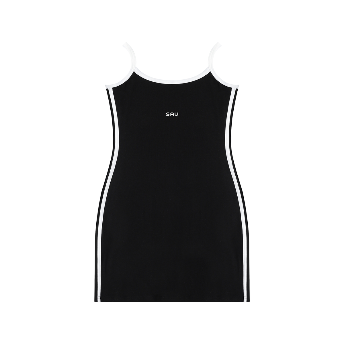 Vestido mini de mujer con bloques de color SAV