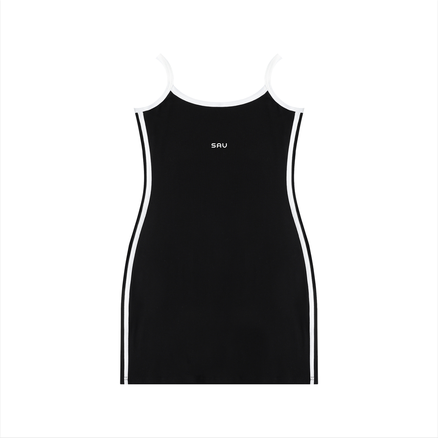 SAV Women's Color Block Mini Dress