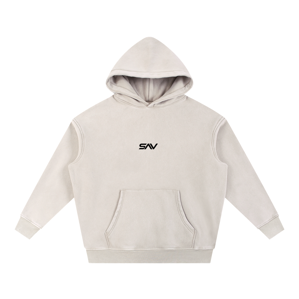 SAV Snow Wash F. Oversize Hoodie