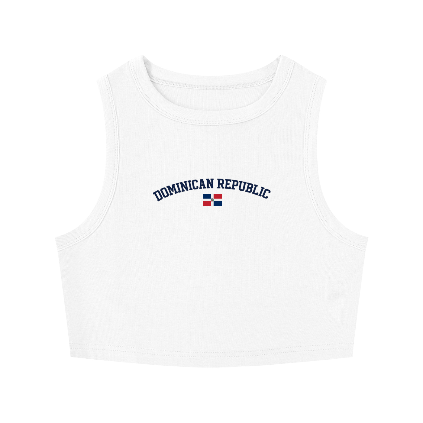 SAV Women's Tight Crewneck Crop Tank Top