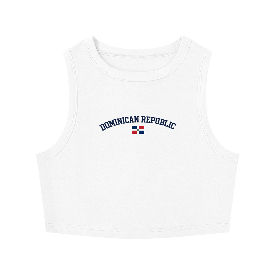 SAV Women's Tight Crewneck Crop Tank Top