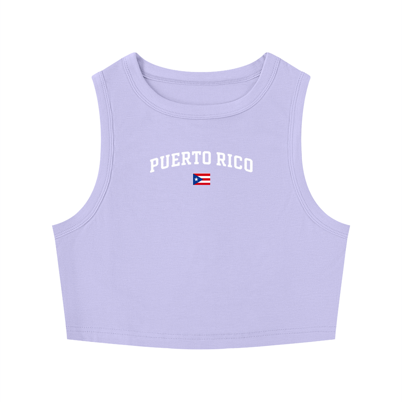 SAV Women's Tight Crewneck Crop Tank Top PR