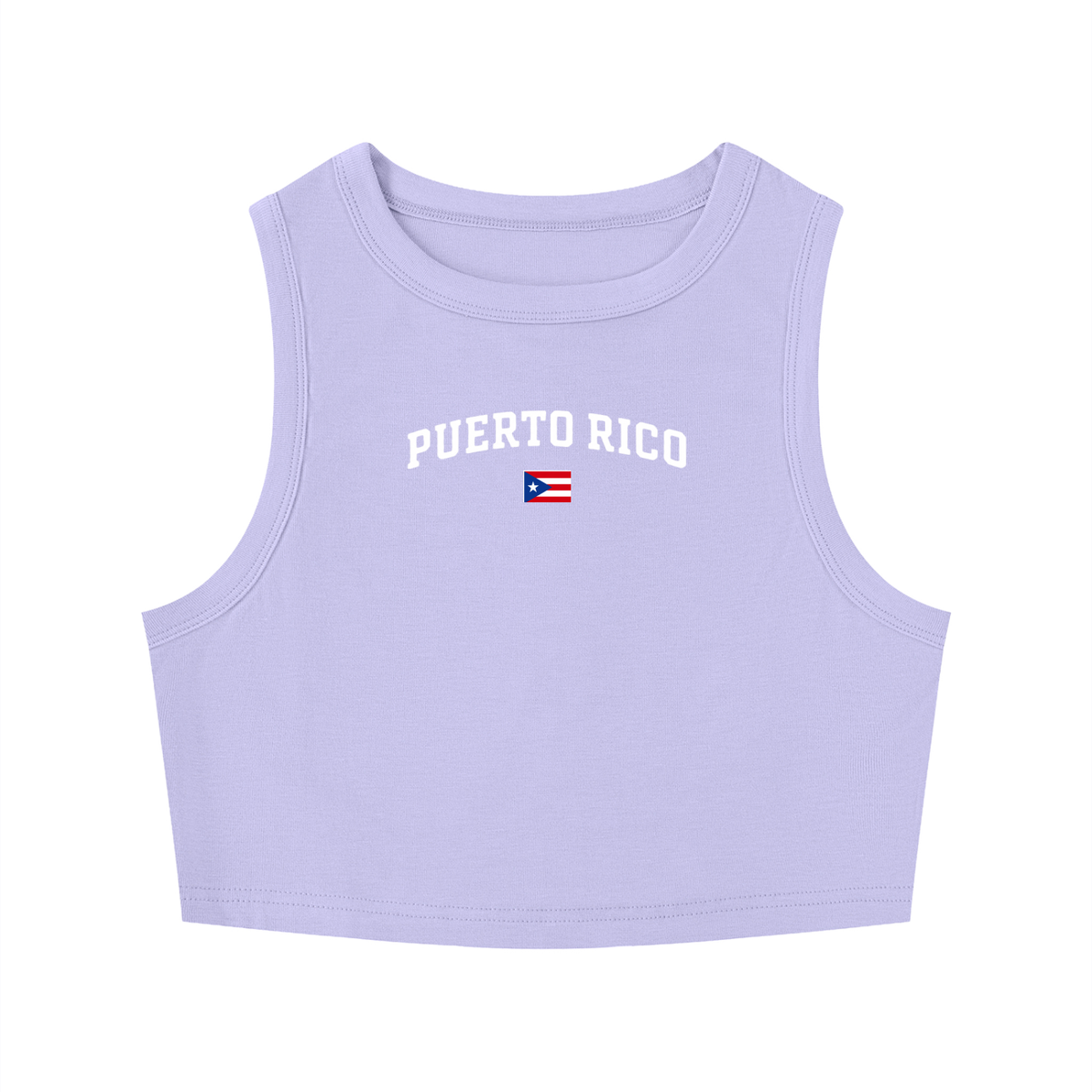 SAV Women's Tight Crewneck Crop Tank Top PR