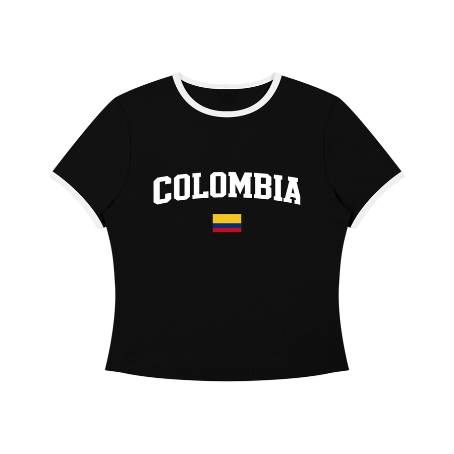 SAV Women’s Color Block Crop T-Shirt COL