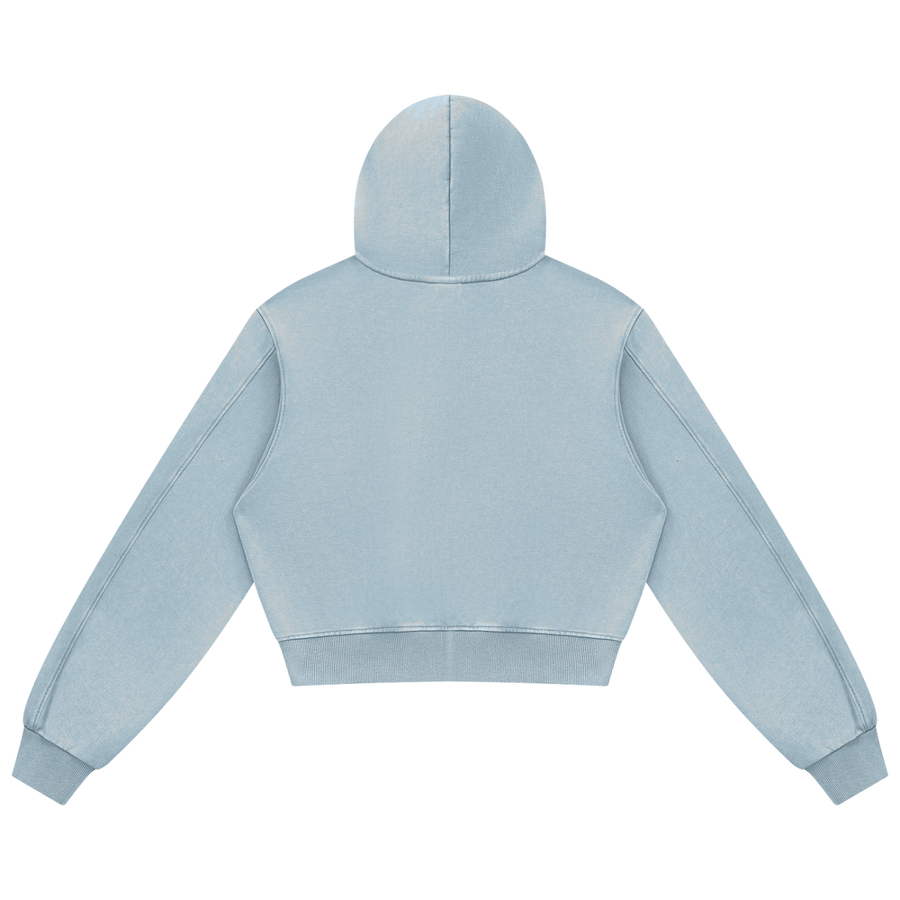 Women's Mineral Wash Full Zip Hoodie