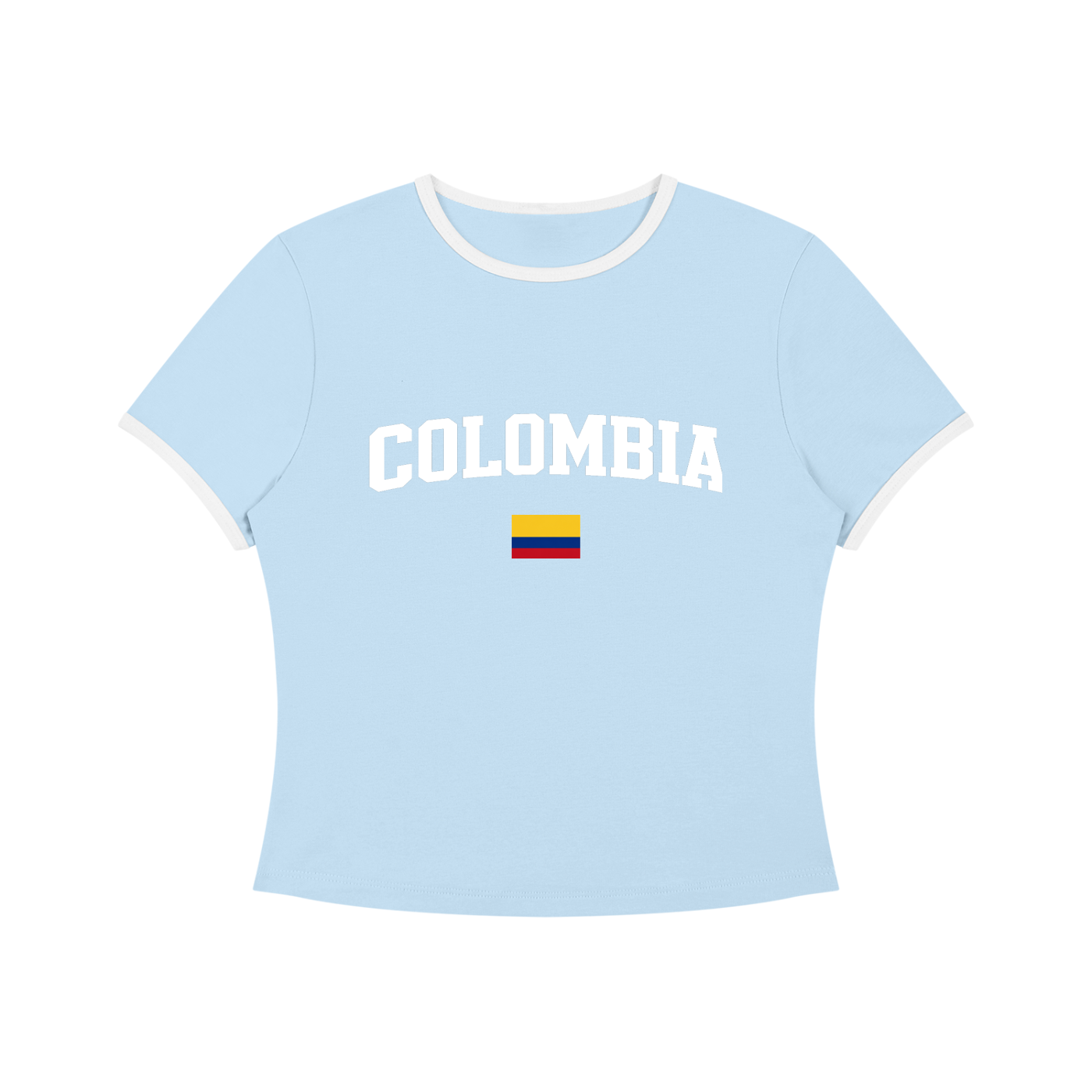 SAV Women’s Color Block Crop T-Shirt COL