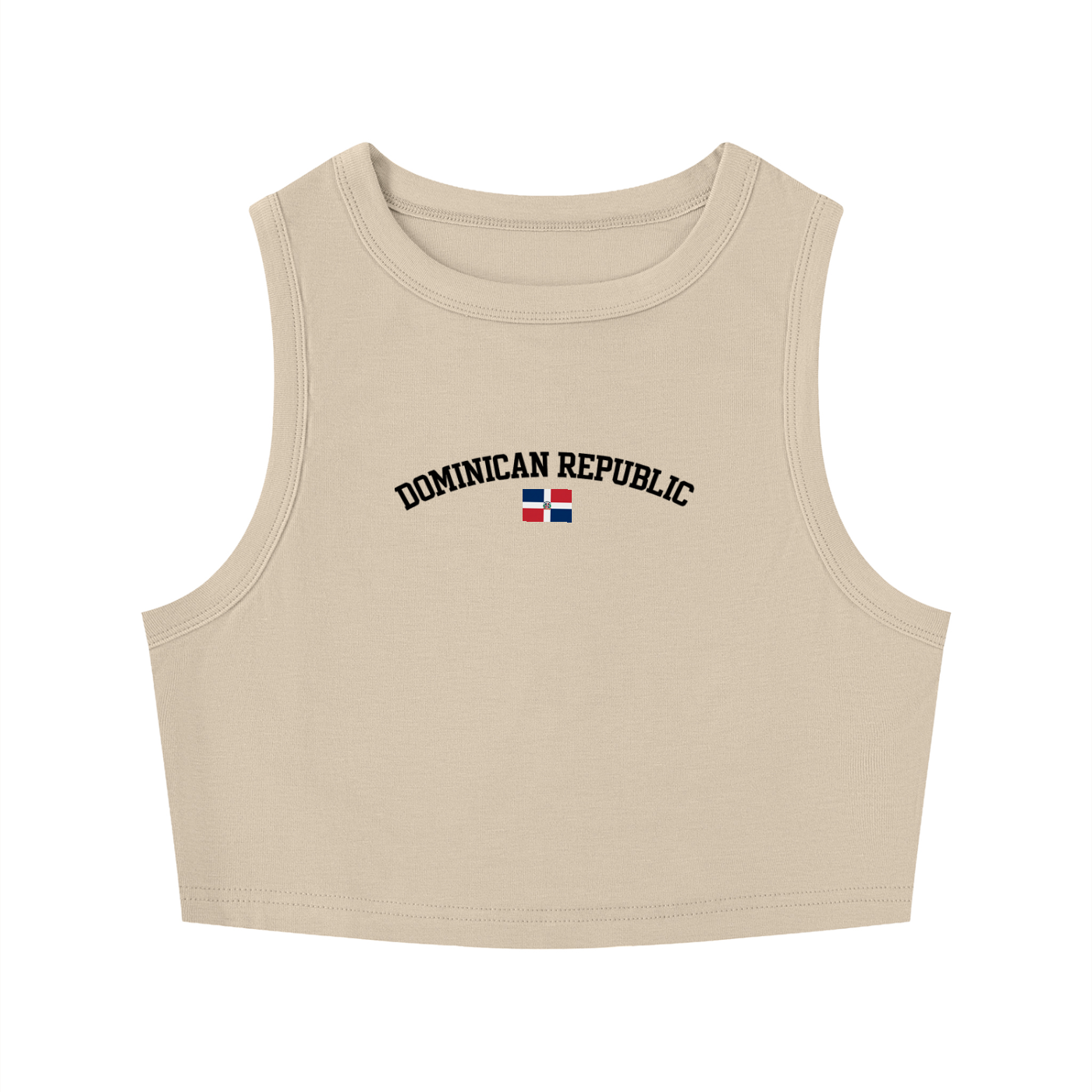 SAV Women's Tight Crewneck Crop Tank Top