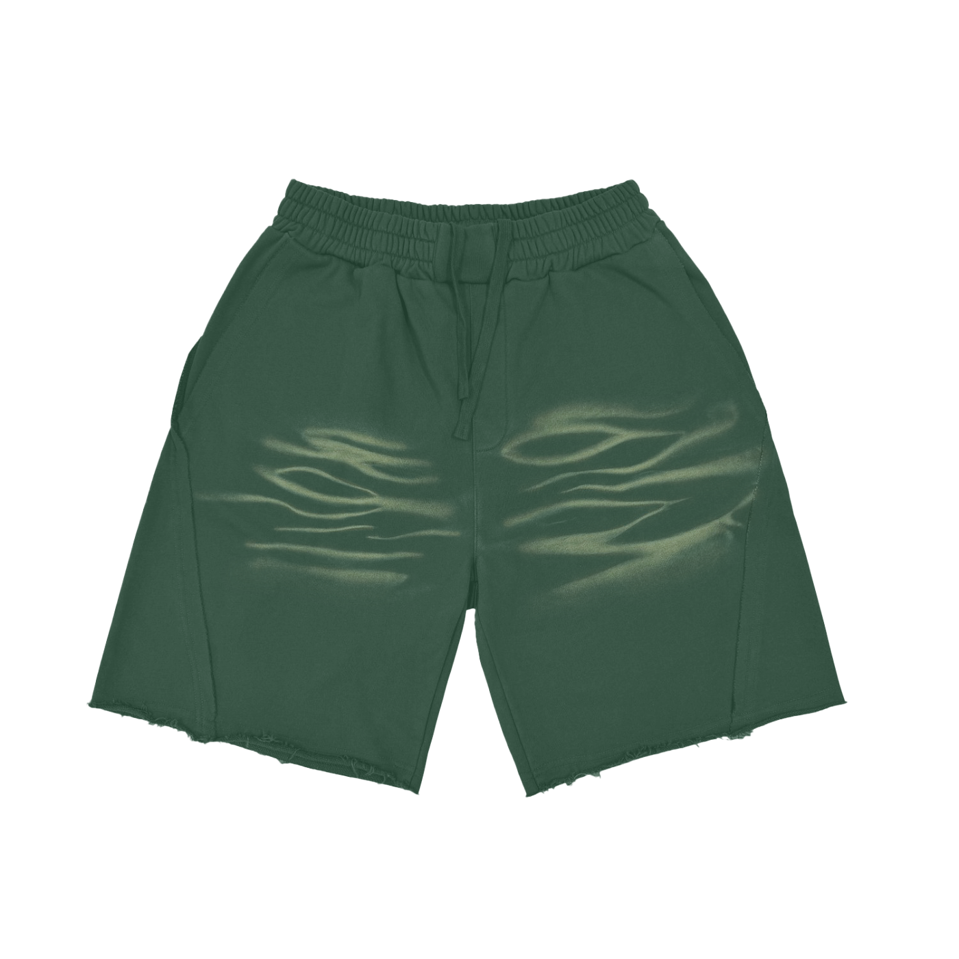 SAV Vintage Washed Tiger Stripes Short Pants