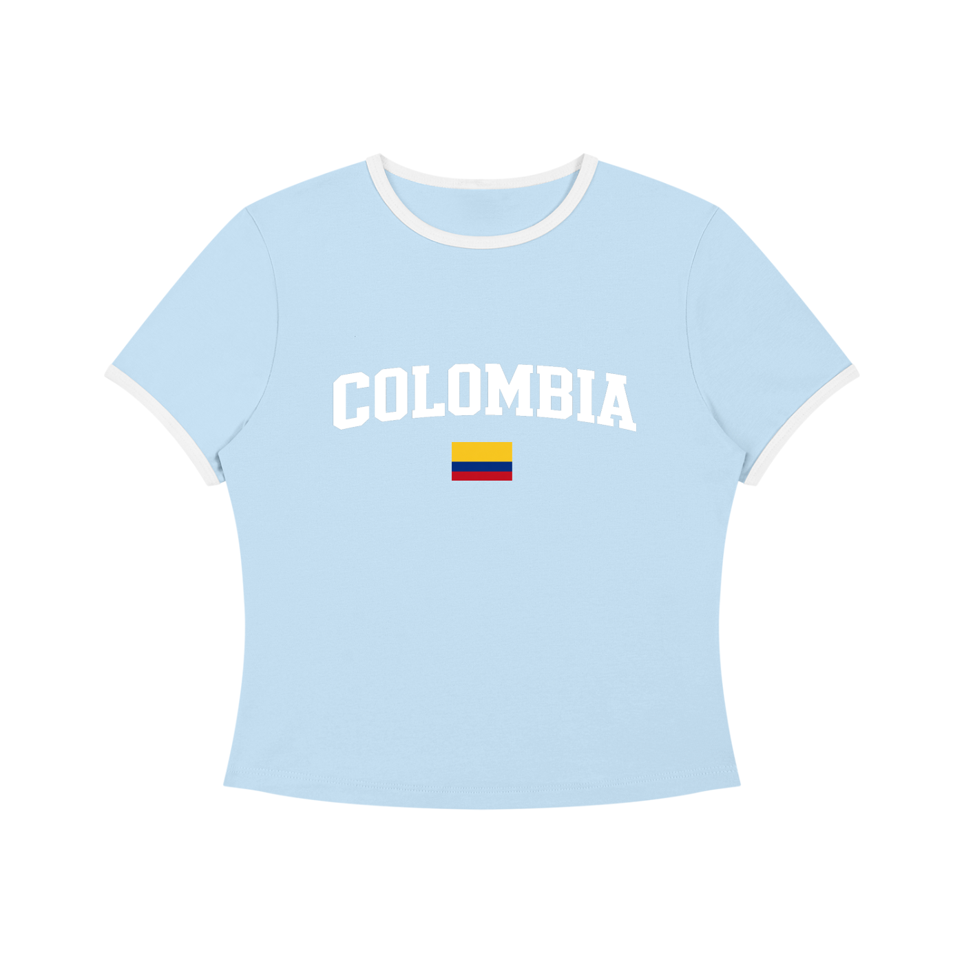 Camiseta corta color block SAV para mujer COL