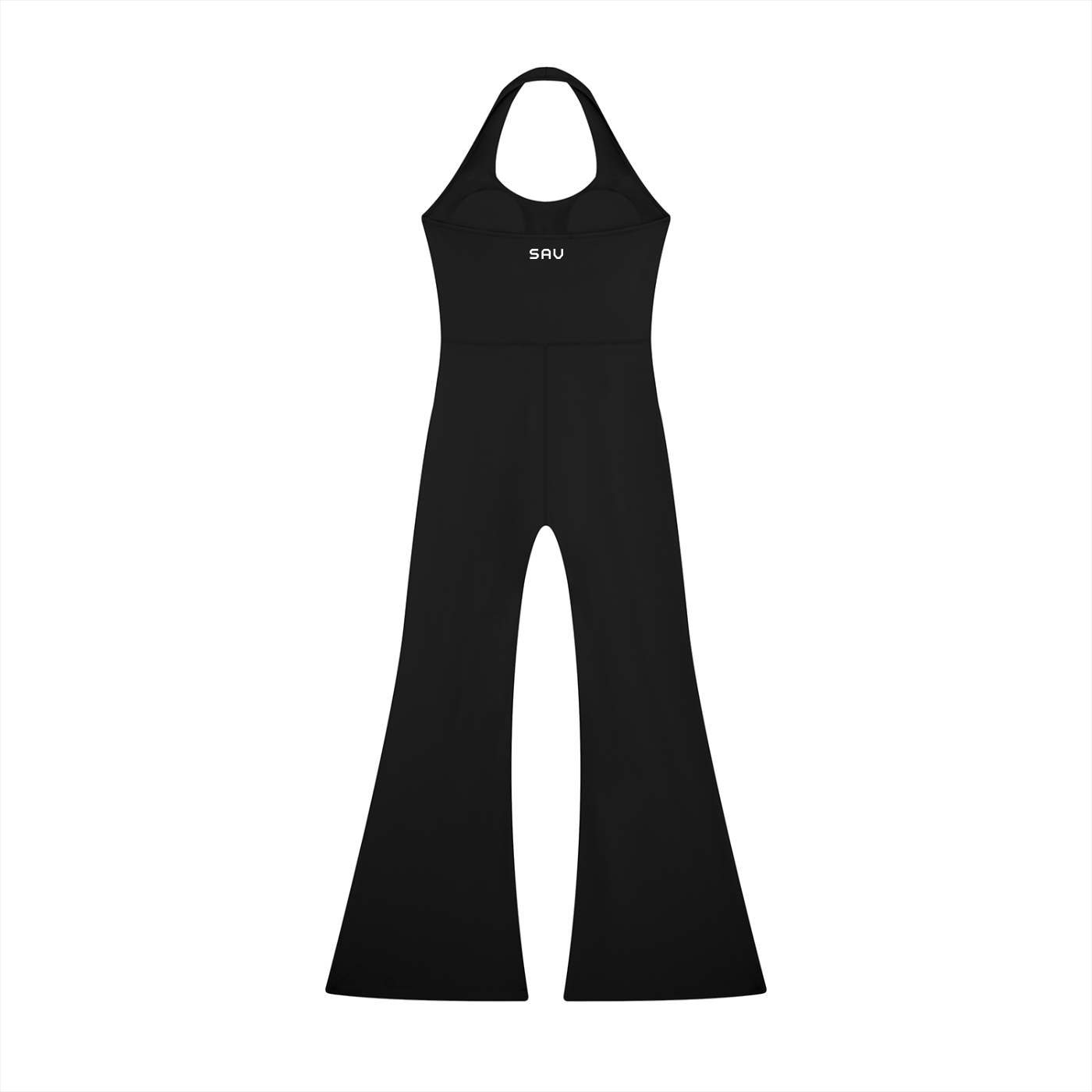 SAV Women’s Halter Flared Jumpsuit