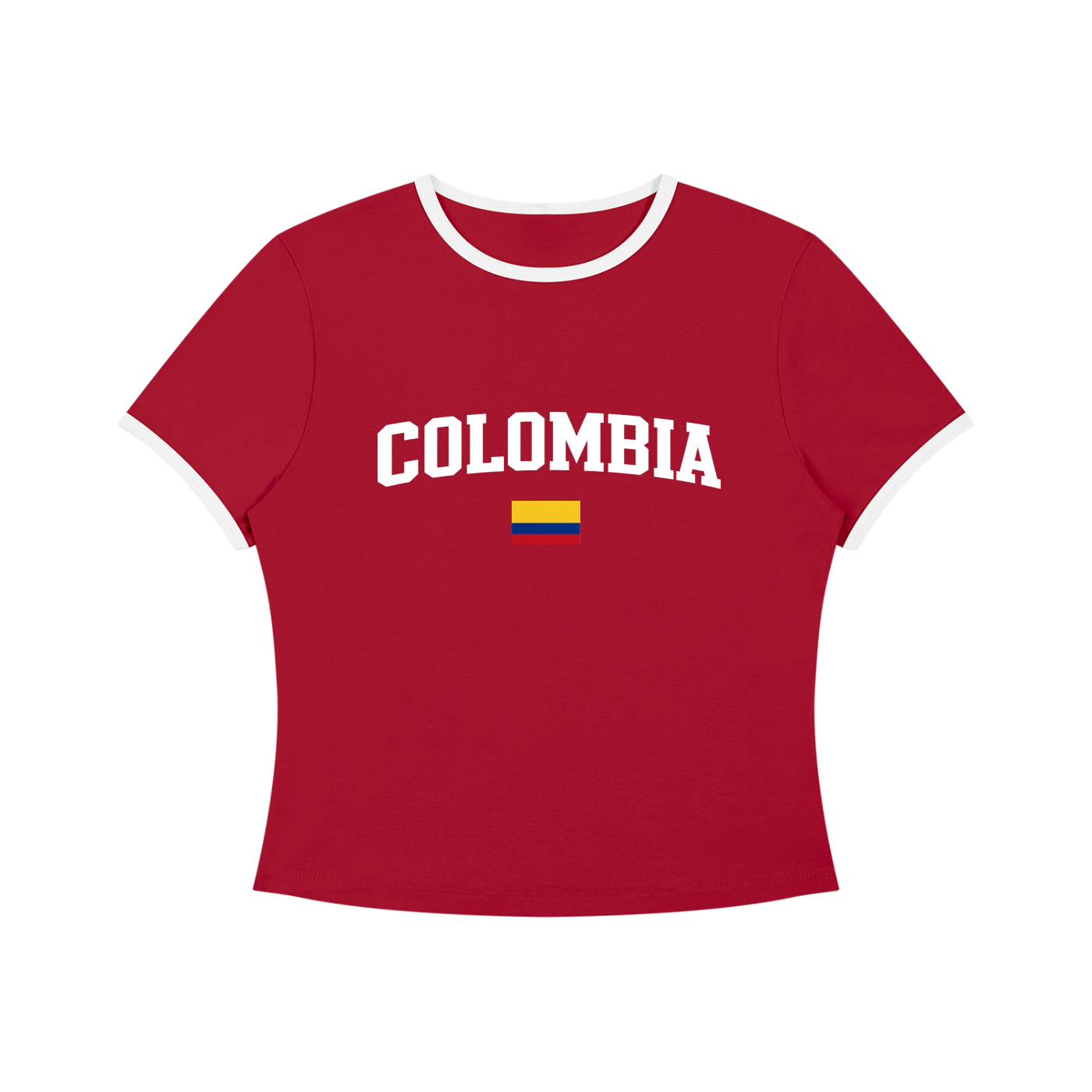 Camiseta corta color block SAV para mujer COL