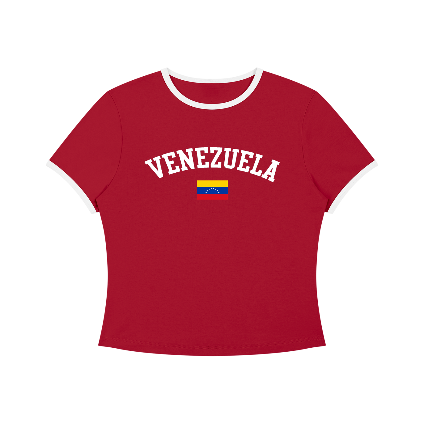 SAV Women’s Color Block Crop T-Shirt VEN