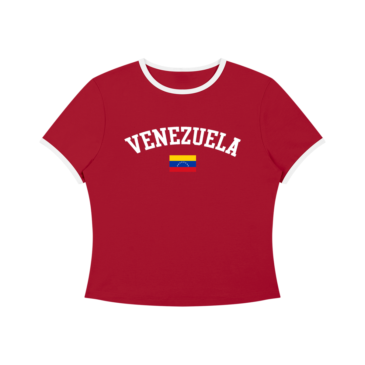 SAV Women’s Color Block Crop T-Shirt VEN