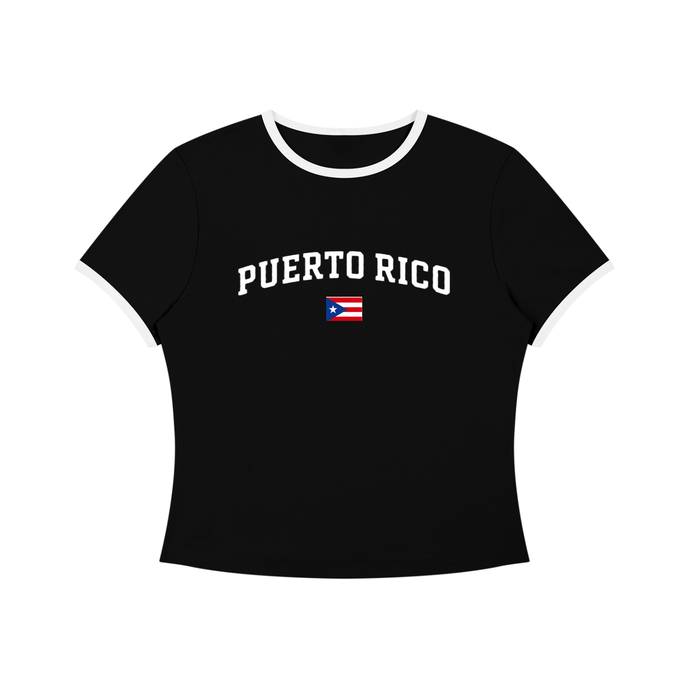 SAV Women’s Color Block Crop T-Shirt PR