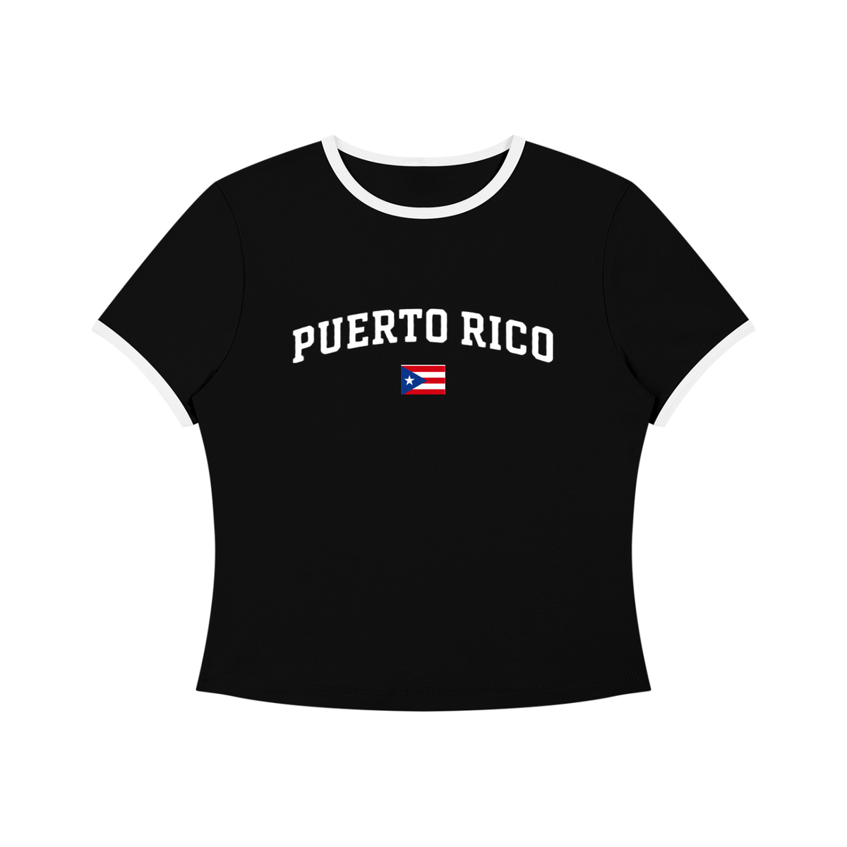 SAV Women’s Color Block Crop T-Shirt PR