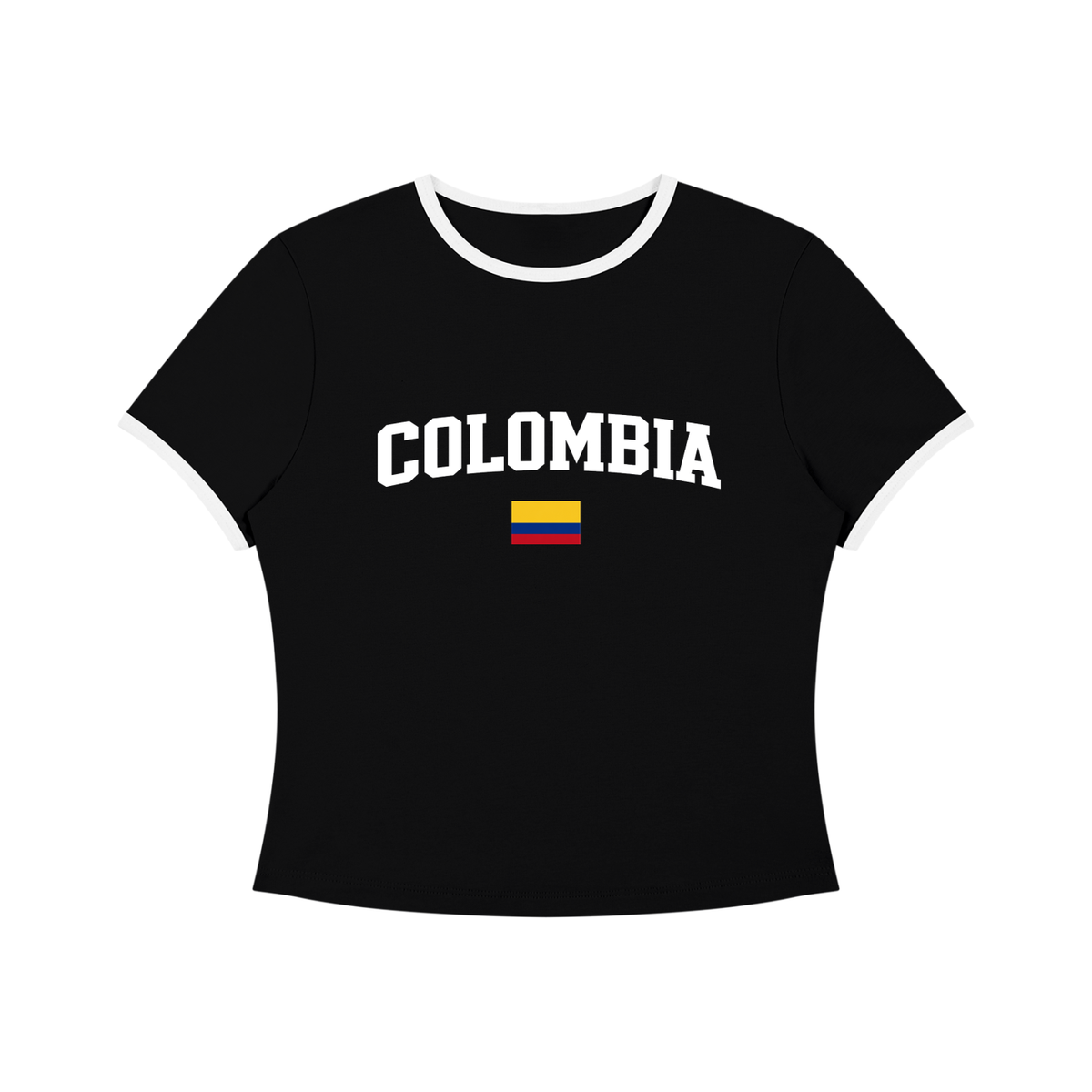 SAV Women’s Color Block Crop T-Shirt COL