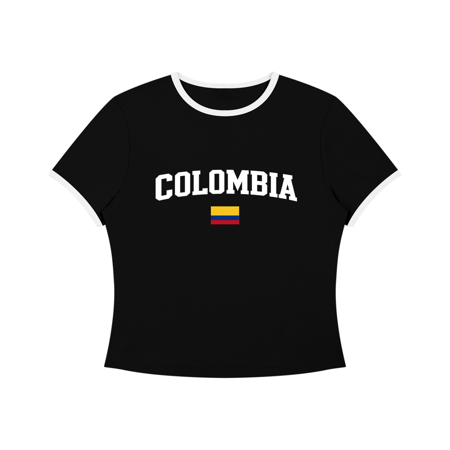 SAV Women’s Color Block Crop T-Shirt COL