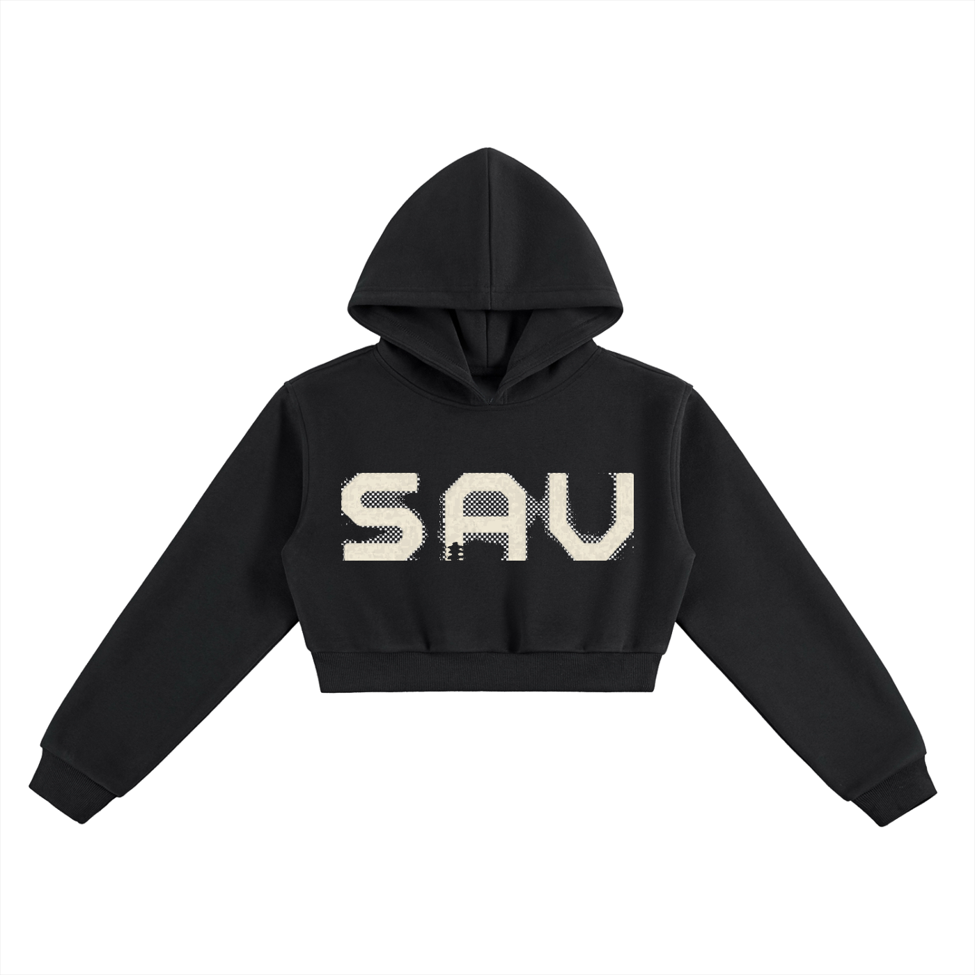 SAV Essential Cropped Hoodie