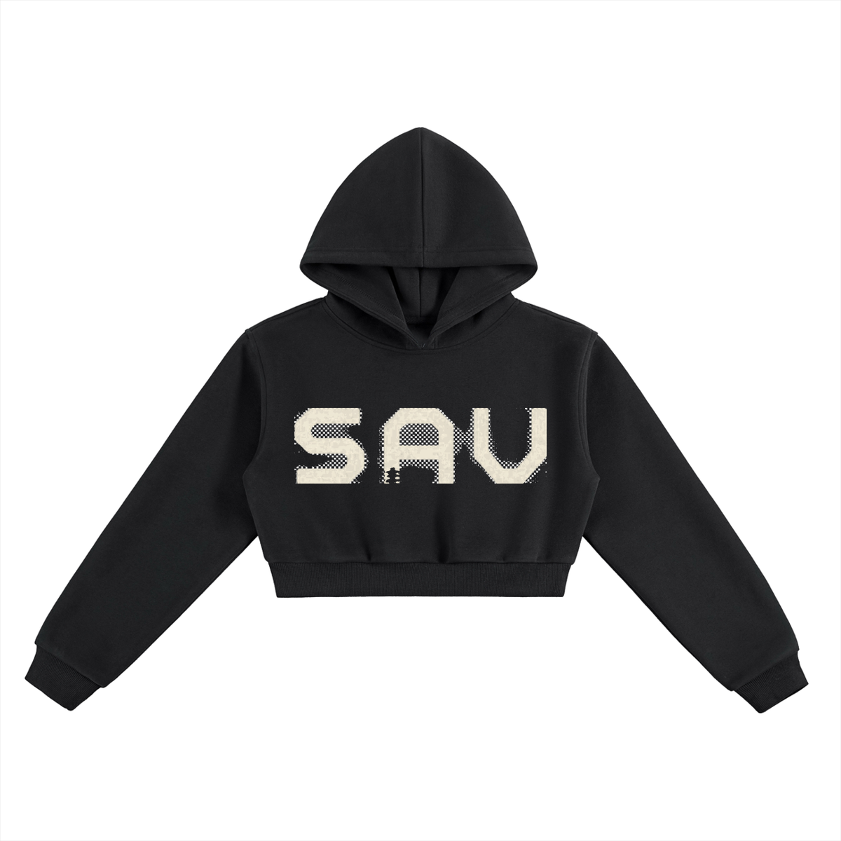 SAV Essential Cropped Hoodie