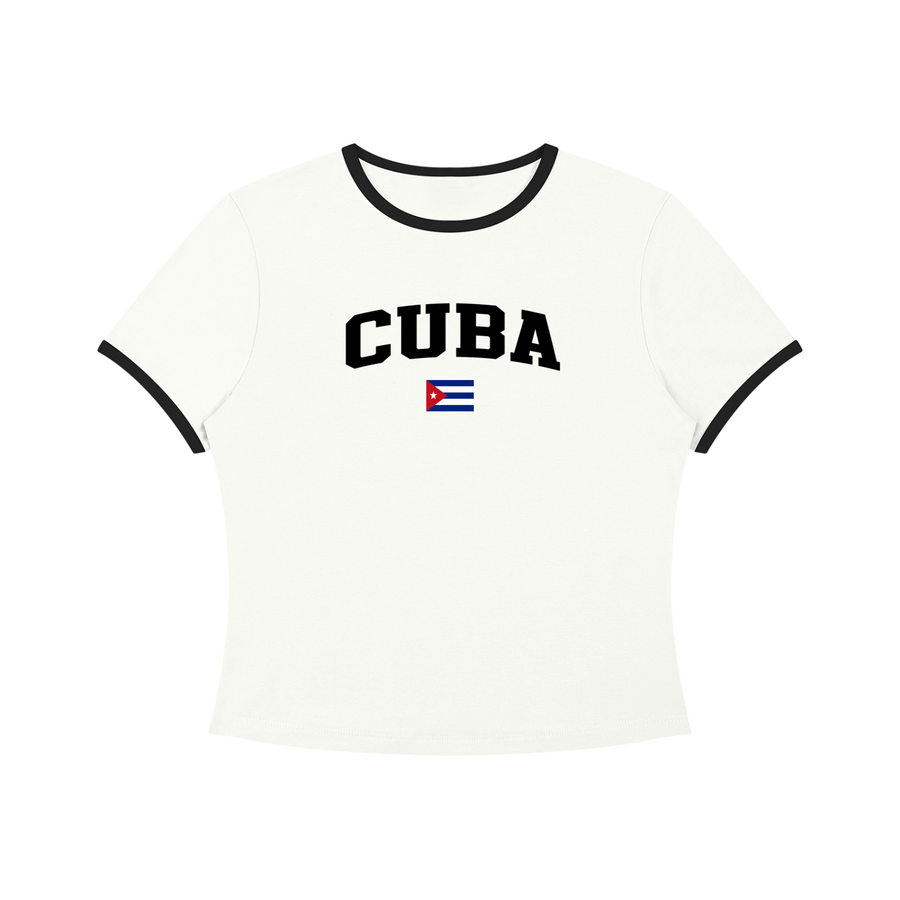 SAV Women’s Color Block Crop T-Shirt CUB