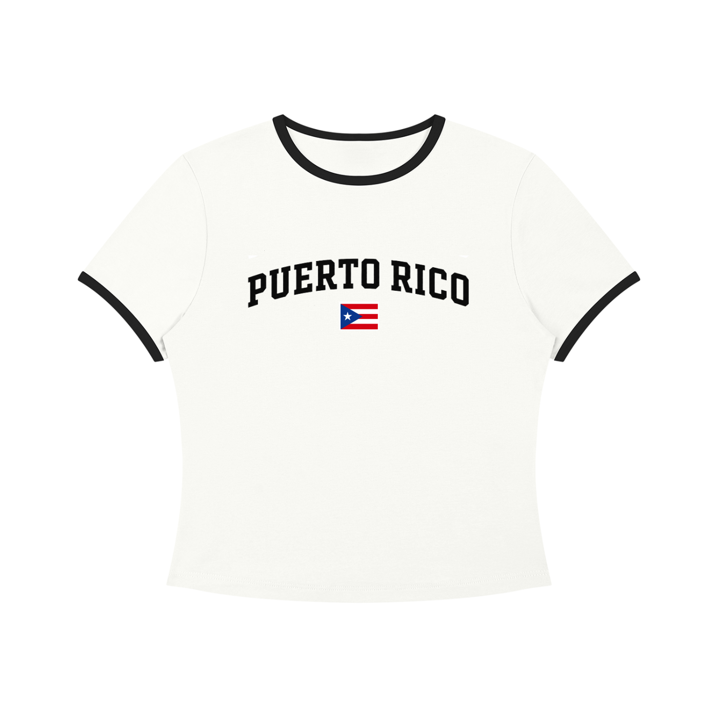 SAV Women’s Color Block Crop T-Shirt PR
