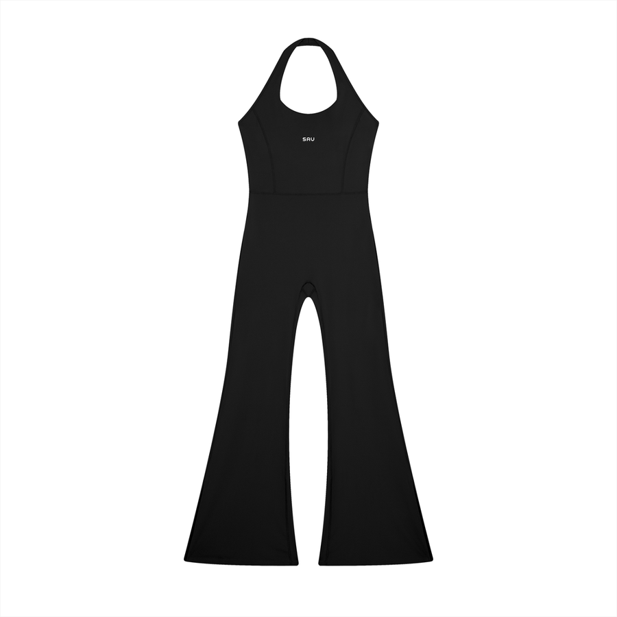 SAV Women’s Halter Flared Jumpsuit