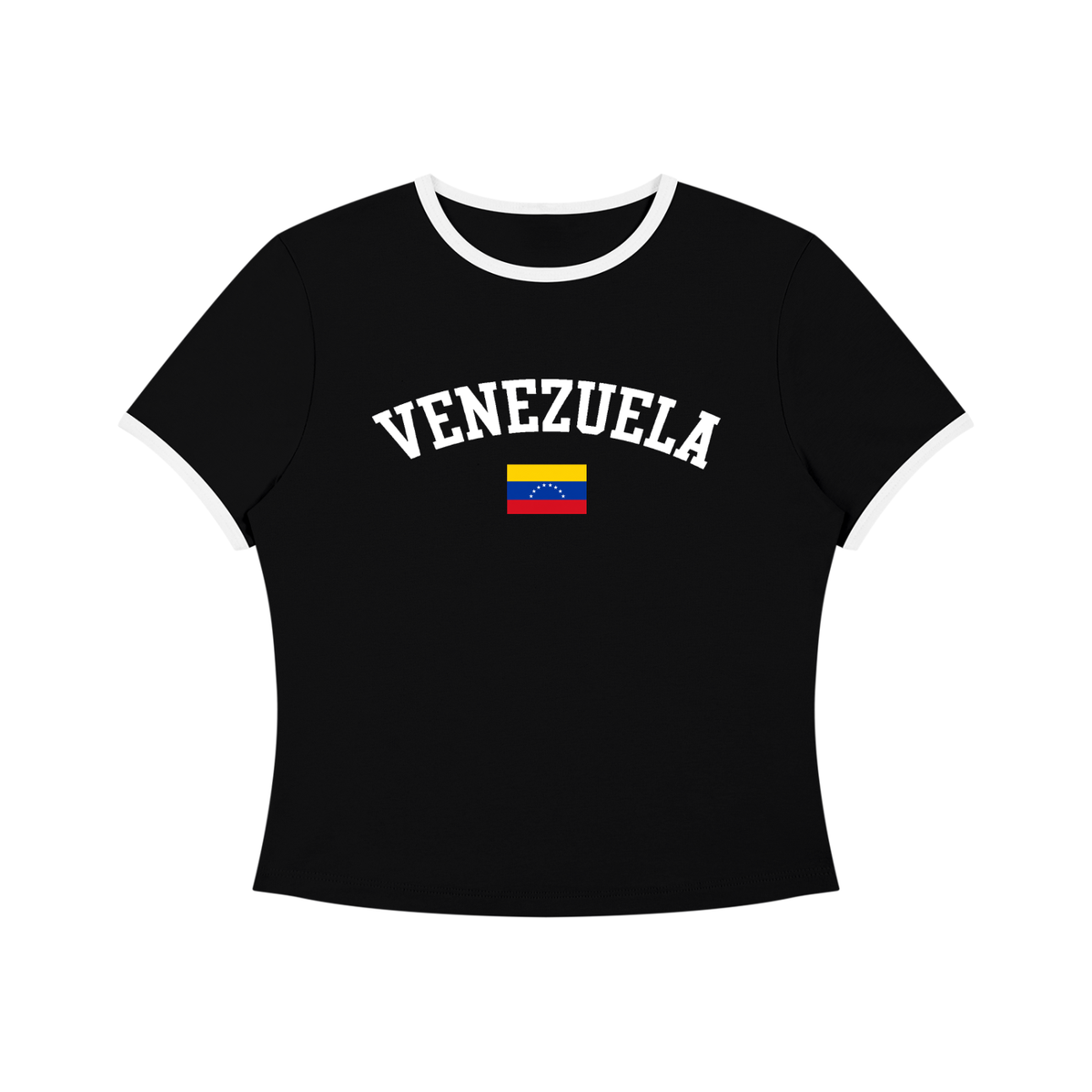 SAV Women’s Color Block Crop T-Shirt VEN