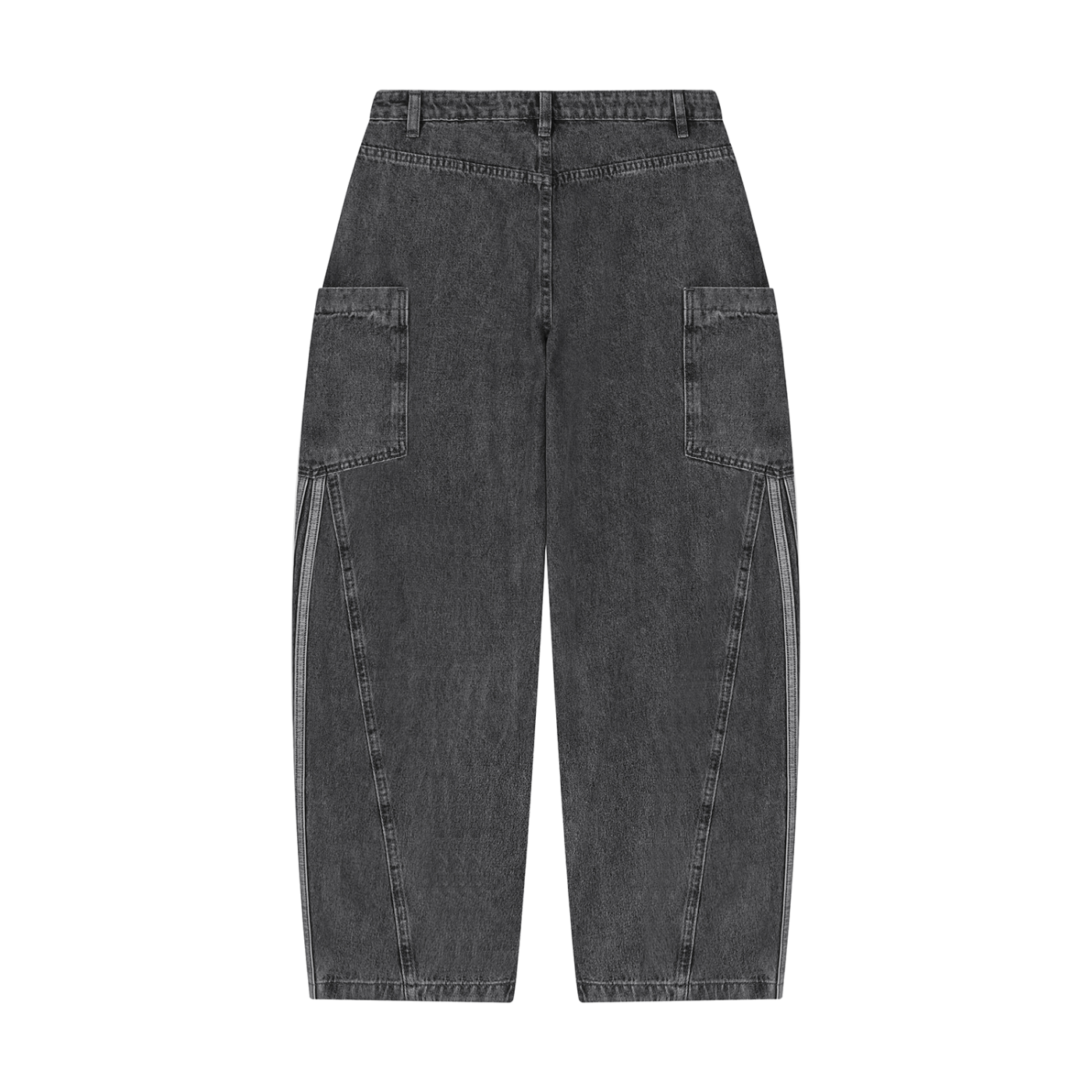 SAV Women's Vintage Wash Barrel Leg Jeans