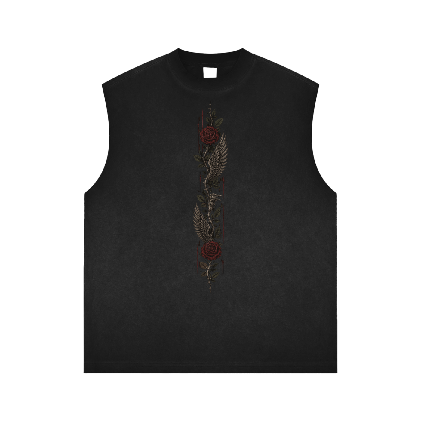 Camiseta sin mangas con lavado inverso SAV
