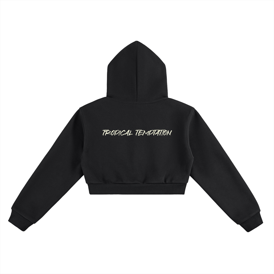 SAV Essential Cropped Hoodie – Center Logo