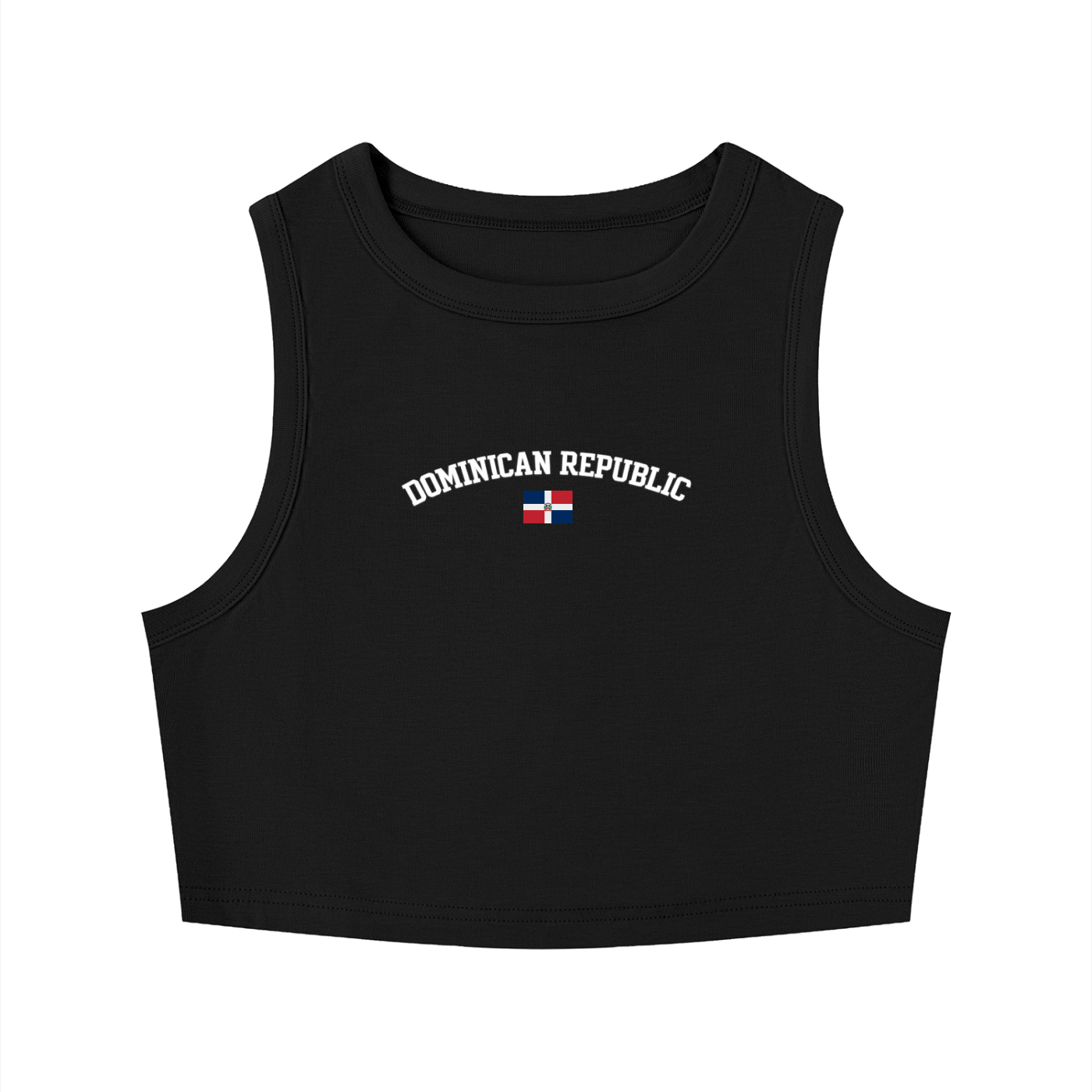 SAV Women's Tight Crewneck Crop Tank Top