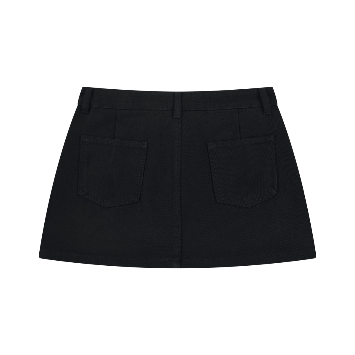 SAV Women's Studded Denim Mini Skirt