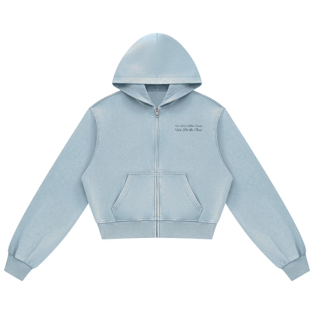 Women's Mineral Wash Full Zip Hoodie