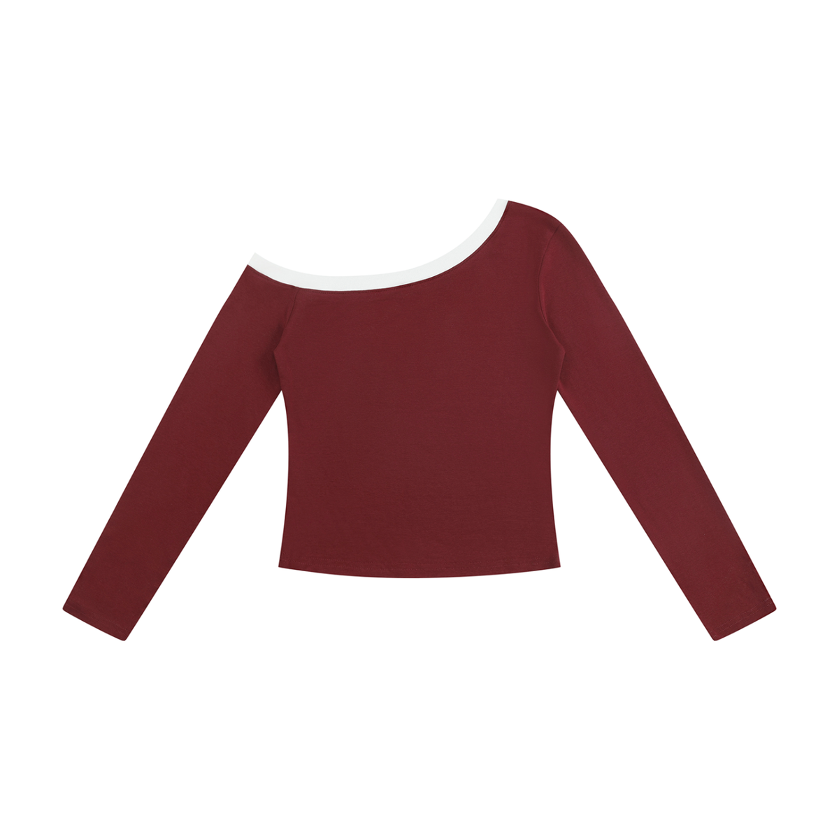 SAV Women’s Color Block Off-the-Shoulder T-Shirt