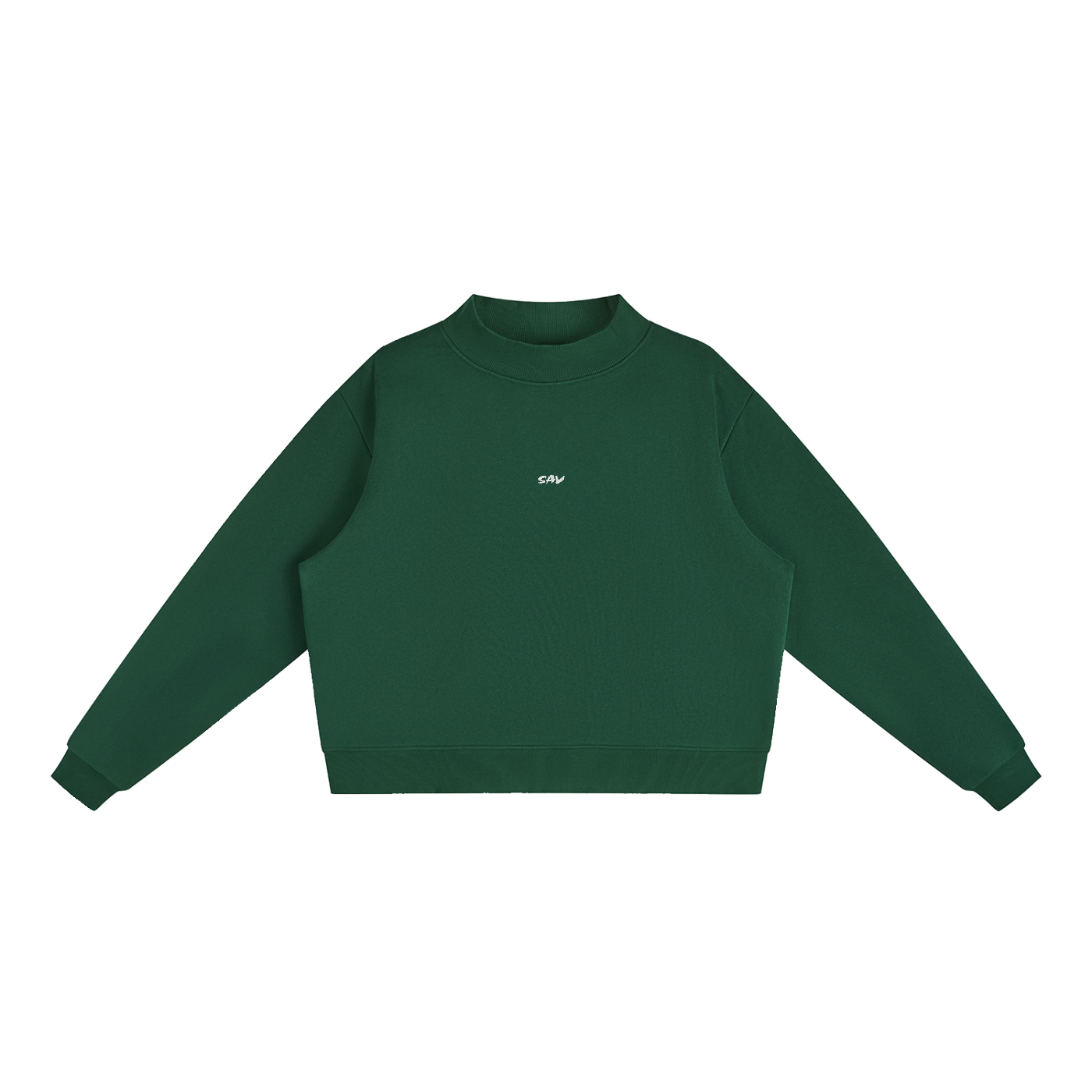 Sudadera SAV Essential de felpa con cuello simulado
