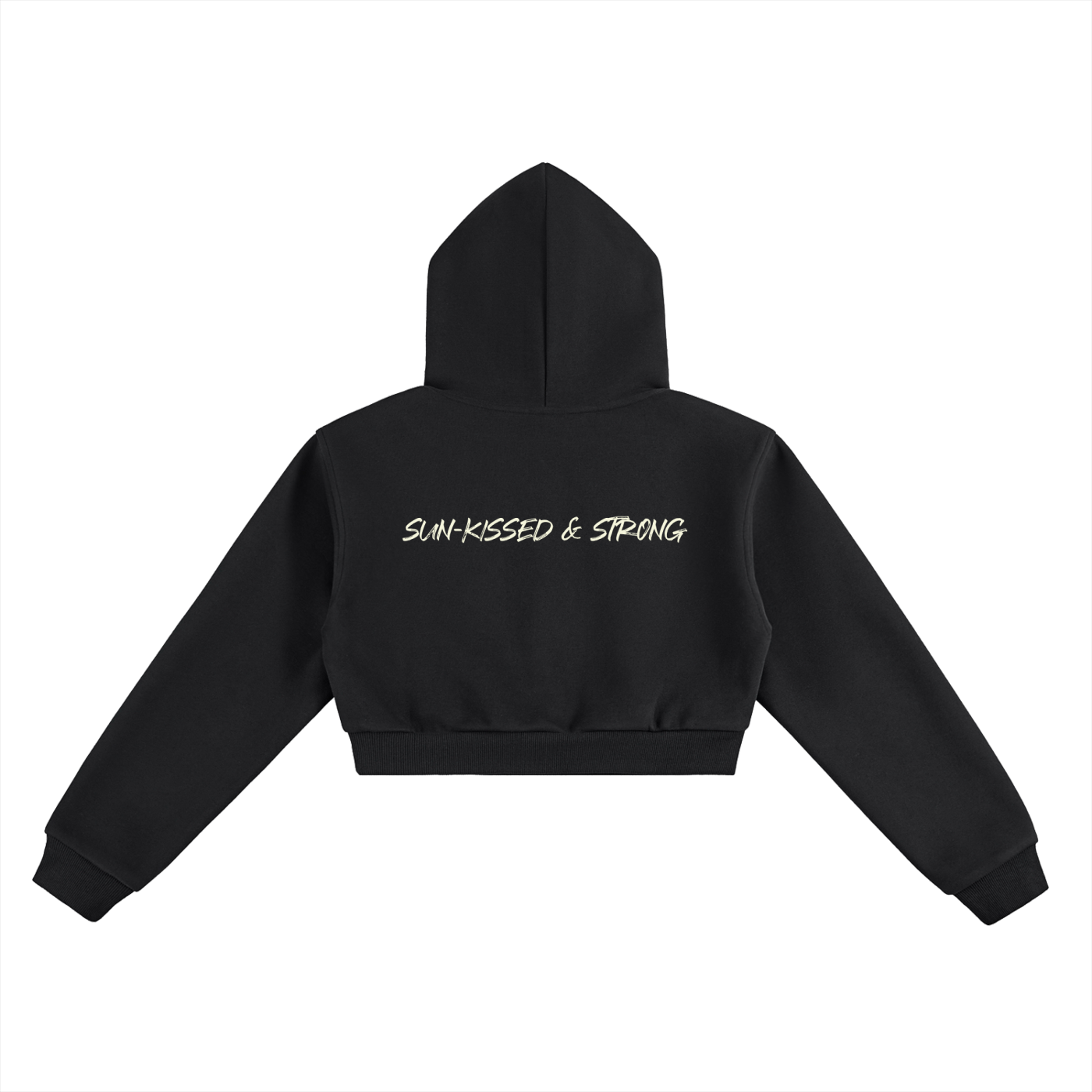 SAV Essential Cropped Hoodie – Small Chest Logo