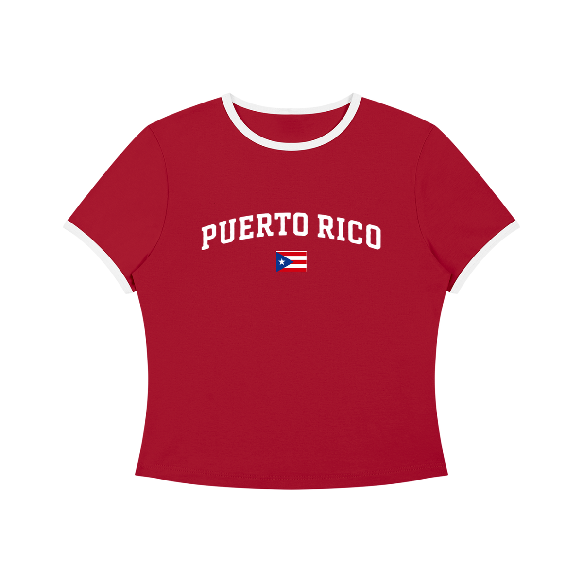SAV Women’s Color Block Crop T-Shirt PR
