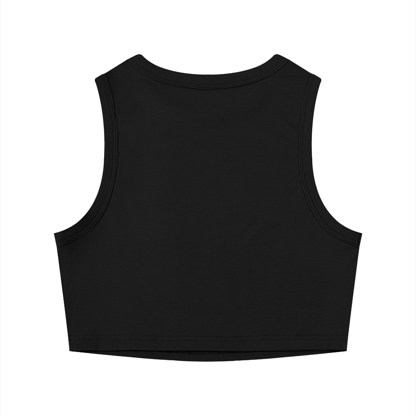 SAV Women's Tight Crewneck Crop Tank Top